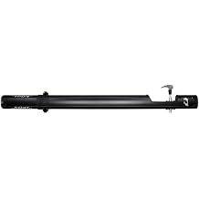 KUAT Trio Fork Mount Carrier | Secure Durable Bike Roof Rack with Integrated Cable Lock & Sliding Rear Tire Strap - 1 Bike Capacity | Adapters Included, Black & Silver