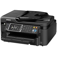 Epson Workforce WF-3620 WiFi Direct All-in-One Color Inkjet Printer, Copier, Scanner, Amazon Dash Replenishment Ready