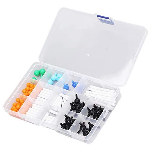 Molecular Model Kit, Chemistry Vibrant Color 3D Educational Micro Molecular Structures Model Classroom Study Tools for Student Teacher Learning