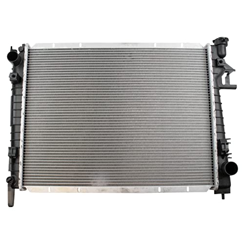 TRQ Radiator Assembly Aluminum Core Compatible with 02-08 Dodge Ram 1500 02-03 Ram 2500 Ram 3500 CH3010281 CU2480