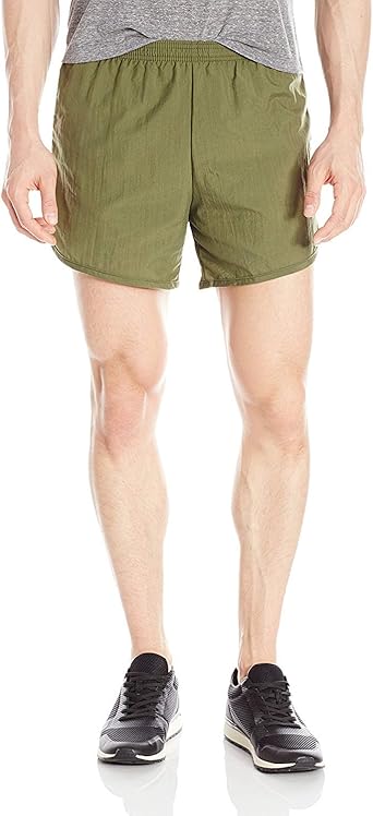 Soffe Mens Lightweight Drawstring Dri Running Shorts, 5" Inseam